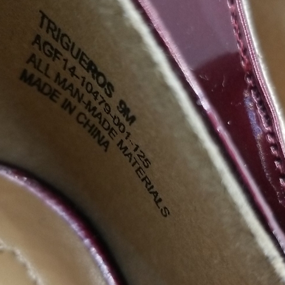 Kstudio patent burgundy block heels - Picture 10 of 10